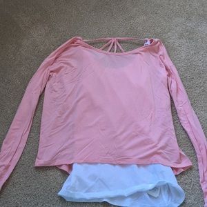 layered long sleeve shirt for girls!